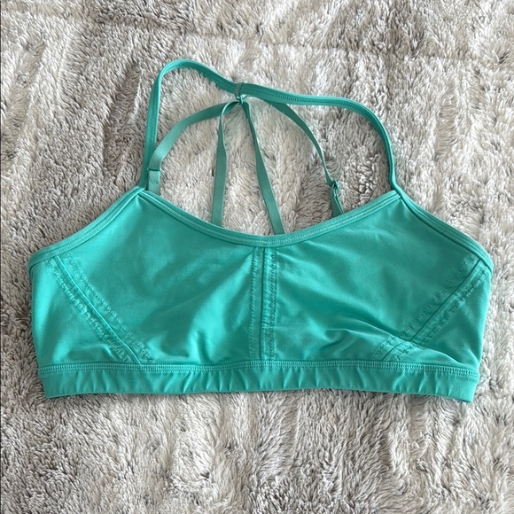 Women's Teal Sports Bra - Picture 1 of 3